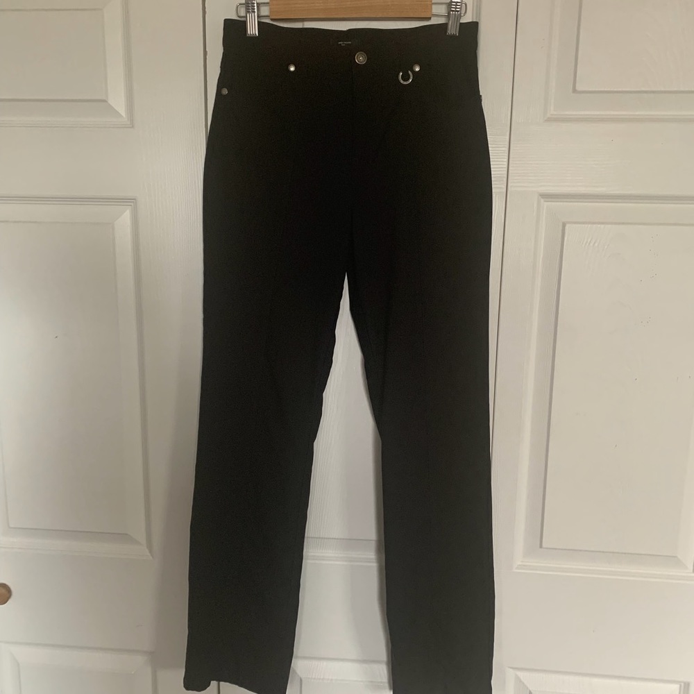 Simon Chang slacks, black, size 6, straight leg.